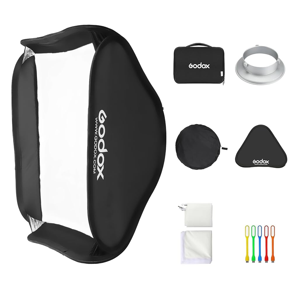 Amazon | GODOX 80*80ソフトボックス ボーエンズマウント モノ